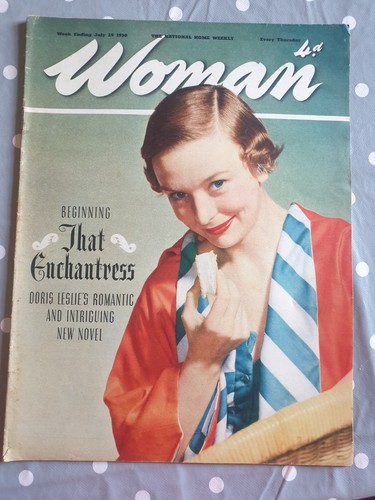 Vintage woman magazine july - woman,