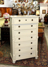 Swedish Antique Painted White