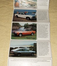 Opel fold-out range brochure