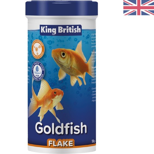 Goldfish flakes 55g clear - goldfish,
