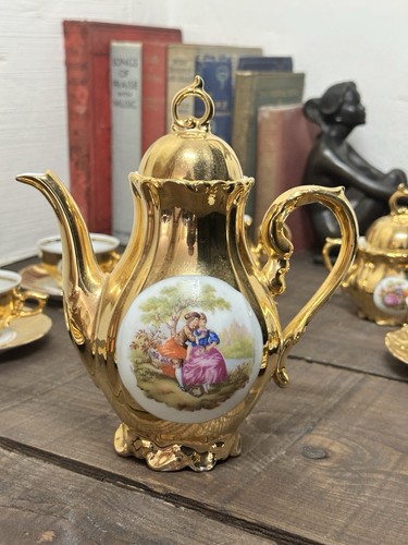 Complete vintage bondware 22k - complete,