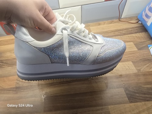 Carvela glide bling white - glide,