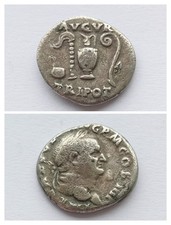 72AD Vespasian denarius