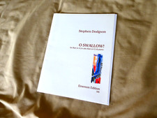 Stephen Dodgson - O SWALLOW! - for flute in A (or alto flute in G ) & Piano: 506