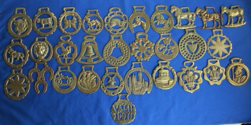 Vintage solid brass horse - brass,