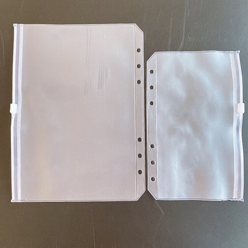 12pcs clear pvc - clear, pouches