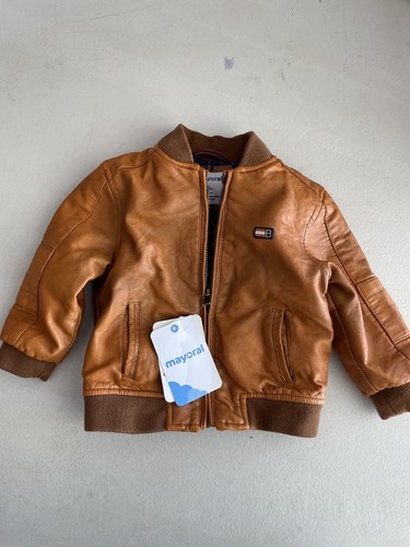 Mayoral boys leather - leather, bomber