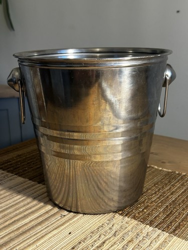 Vintage large metal - metal, bucket