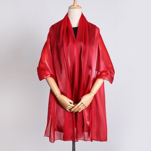 Long lightweight organza scarf - lightweight,