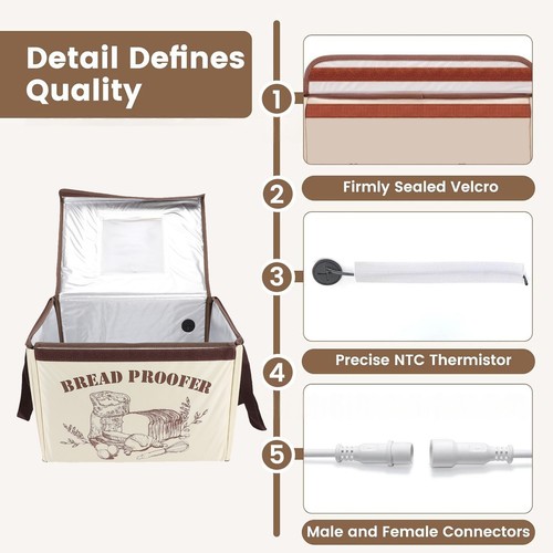 For folding bread - proofing, box