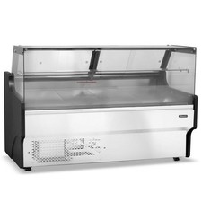 NEW BLIZZARD FLAT GLASS SERVE OVER DELI CAFE DISPLAY COUNTER 1.5M WIDE RRP £2494