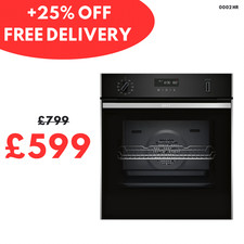 Neff B2ACH7HH0B Single Oven Electric Built In Stainless Steel