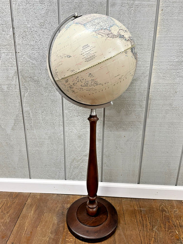 Vintage world globe floor - ,