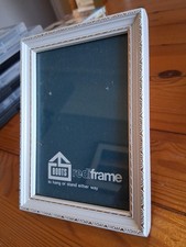 Boots 5" X 3.5" Standing Cream/Gold Photo Frame