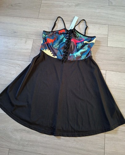 Dressfo black dinosaur print - dinosaur,