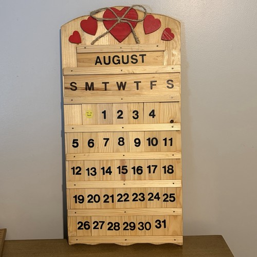 Vintage wooden perpetual - wooden,