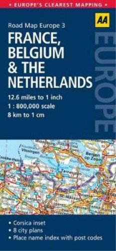 Road map france benelux aa - france, (aa