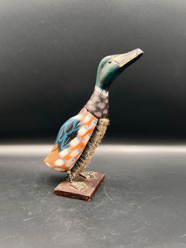 Vintage hand painted wooden - hand,