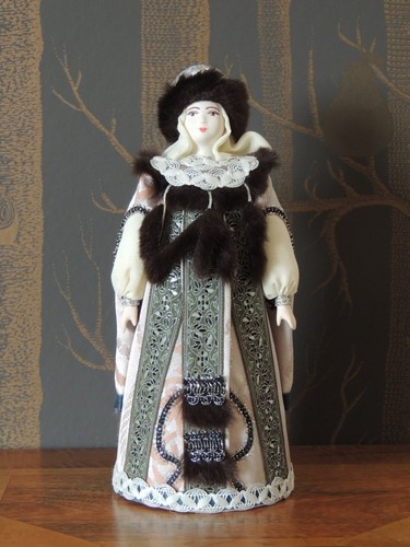 Vintage russian lady doll - vintage, in