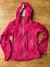 Rab Women's Pink EVENT FABRIC Full Zip Waterproof Muztag Coat / Jacket Size 8