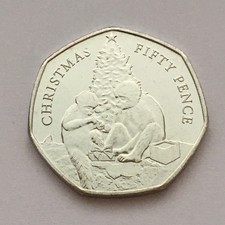 Gibraltar Christmas 50p 2021