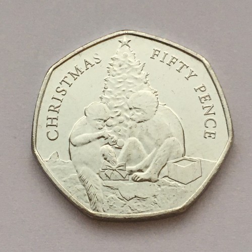 Gibraltar christmas 50p 2021 - 50p,