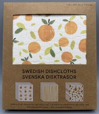 Swedish Dishcloths - Orange &