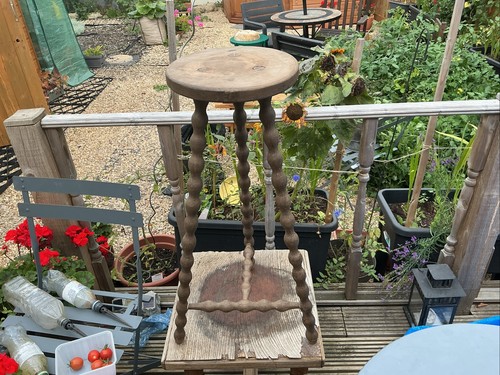Vintage french three legged - french,