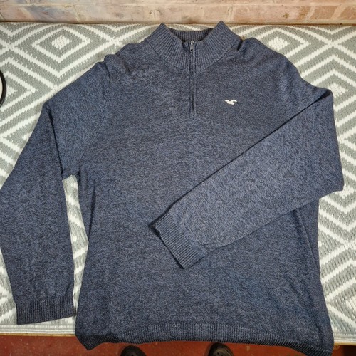 Hollister mens blue 4 - xl, 1/4