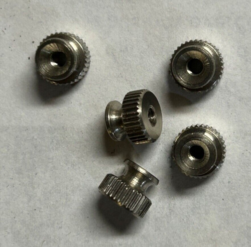 Stainless steel knurled - , thumb