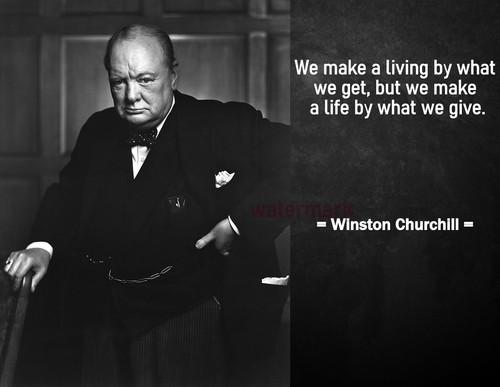 Winston churchill famous quote - churchill,