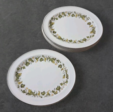 Wedgwood Vine Oval Steak Plates x6 Vintage Grape Pattern
