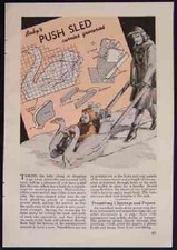 Swan push sled - push, stroller