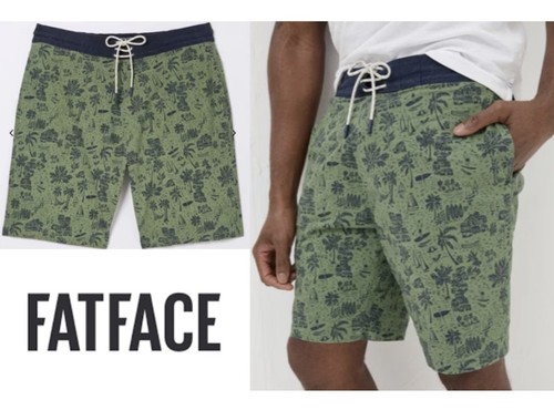 New fat face - face, green