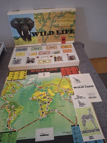 Vintage 1973 wildlife board - vintage,