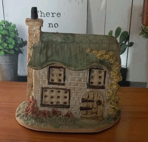 Ceramic thatched cottage - ceramic,