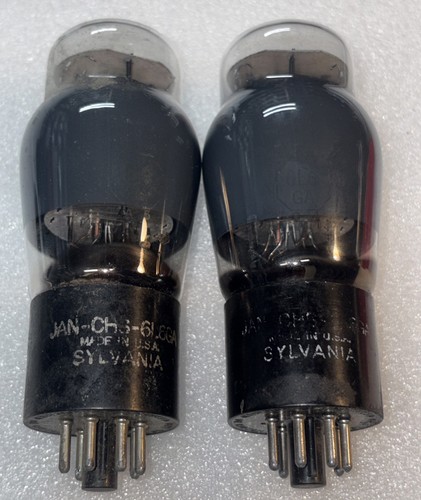 Pair sylvania jan - sylvania, chs
