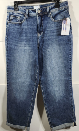 Women jeans blue cuffed - 4,