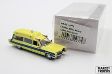 Brekina Cadillac Miller Meteor Ambulance from Dallas No. 19779 1/87 /BRN2454