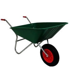 Green Wheelbarrow 85L with