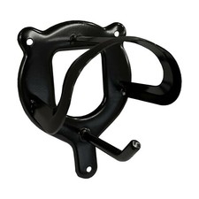 BLACK STEEL BRIDLE RACK HANGER HOOK (118-014) equestrian tidy tack room stable