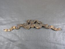 Antique ornate cast gilt brass
