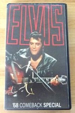 ELVIS PRESLEY--VHS VIDEO RECORDING--68 COMEBACK SPECIAL--V/G+