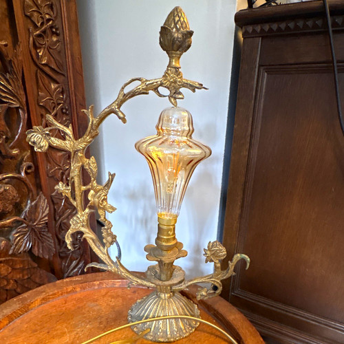 Vintage floral antique brass - vintage,