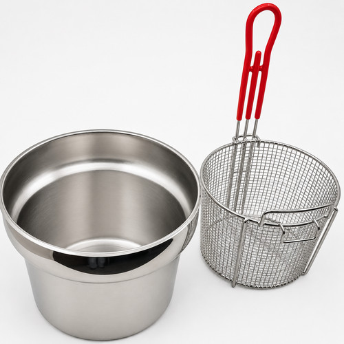 Dipping basket and bowl - basket,