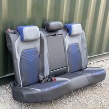GENUINE VOLKSWAGEN GOLF R MK8 REAR HEATED SEATS BENCH WITH WIRING GOOD CONDITION
