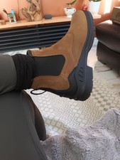 Ariat Womens Barnyard Gore Equestrian Riding Boots: Pull-On & Waterproof - Brown