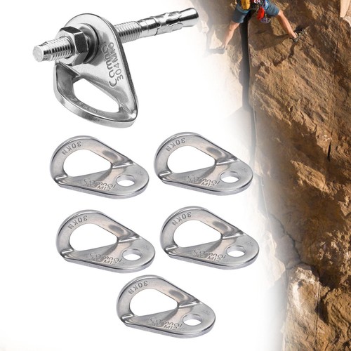 Rock climbing bolt hanger - climbing,