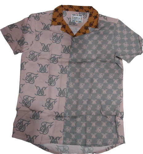 Siksilk mens beige stone - beige, /