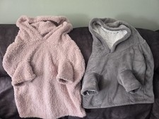 2 Lots of Teddy Bear Fleece Dog Hoodies In Large In Great Condition Bargain